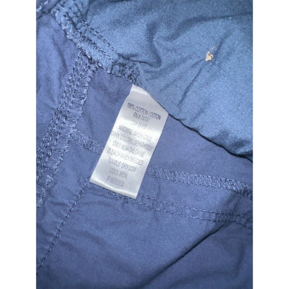 Natural Reflections Women's Shorts Chino Bermuda Blue Sz 12‎ 100% CottonPockets - Picture 10 of 14
